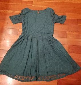 LC Lauren Conrad Dot Mesh Dress